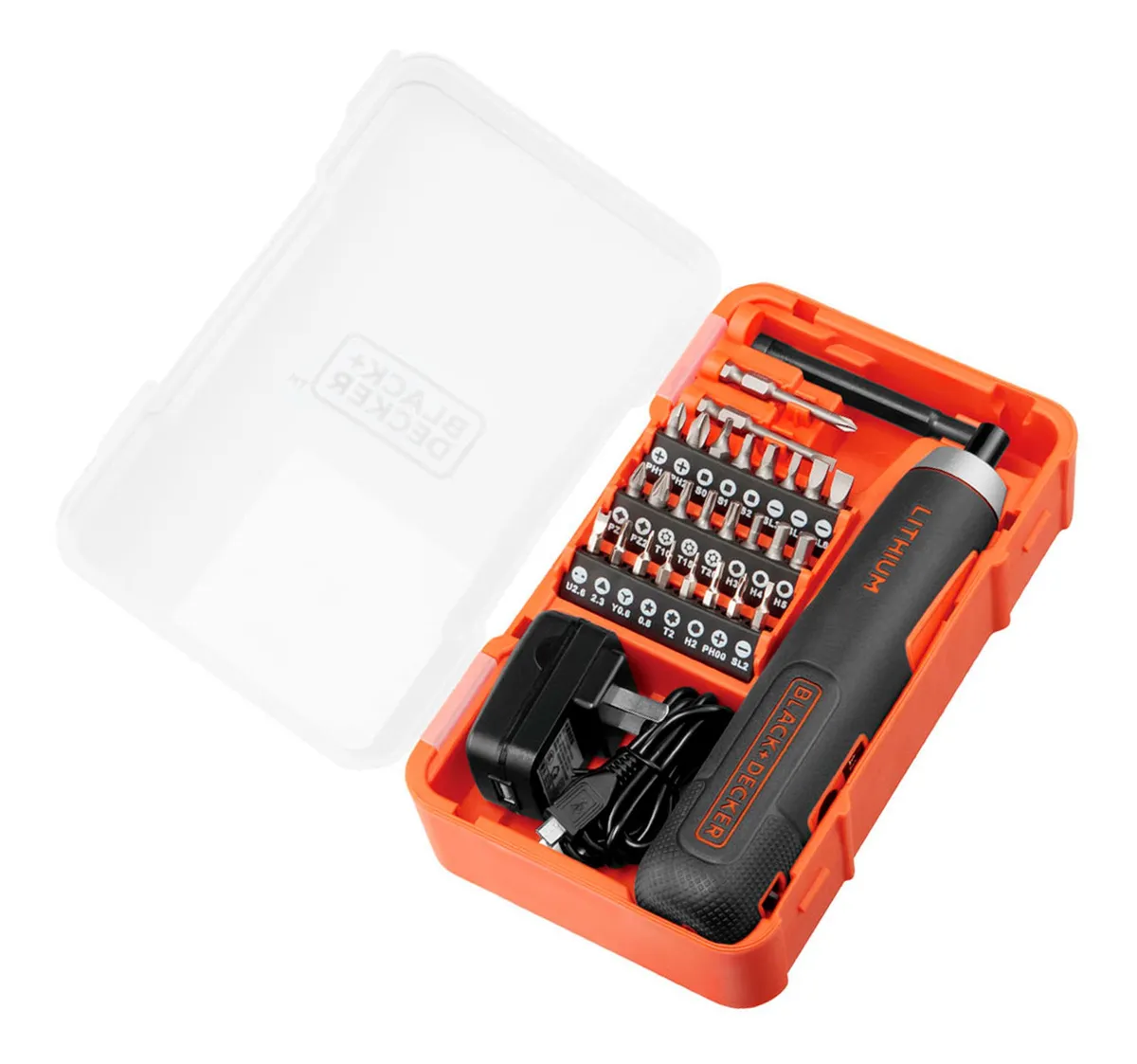 Atornillador Inalámbrico 4v + 27 Accesorios Black & Decker