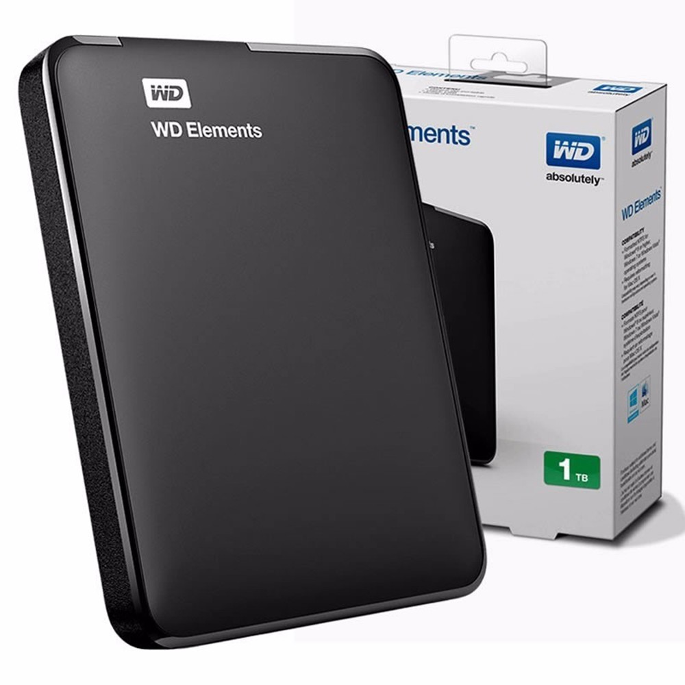 Disco Duro Externo 1TB 2.5" USB 3.0 Elements WD