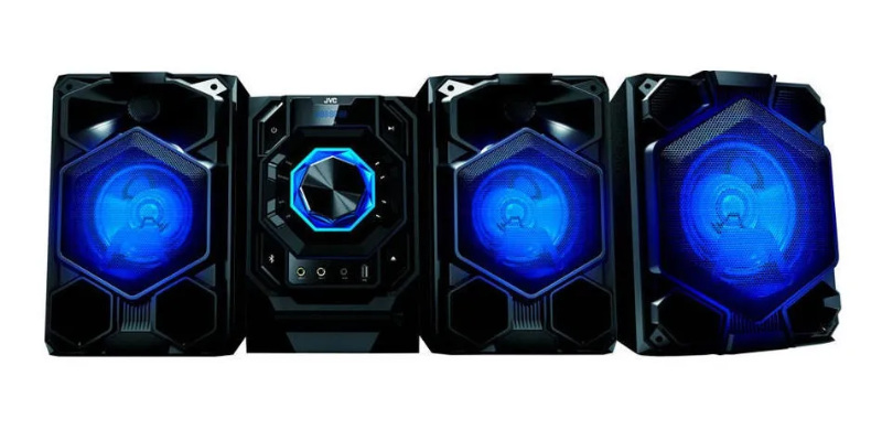 Sistema Hifi JVC 95W Bluetooth Usb Aux Radio Fm Control Remoto