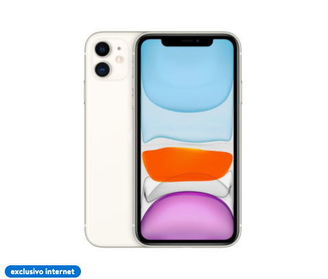 Apple Iphone 11, 64 GB, Blanco, Claro