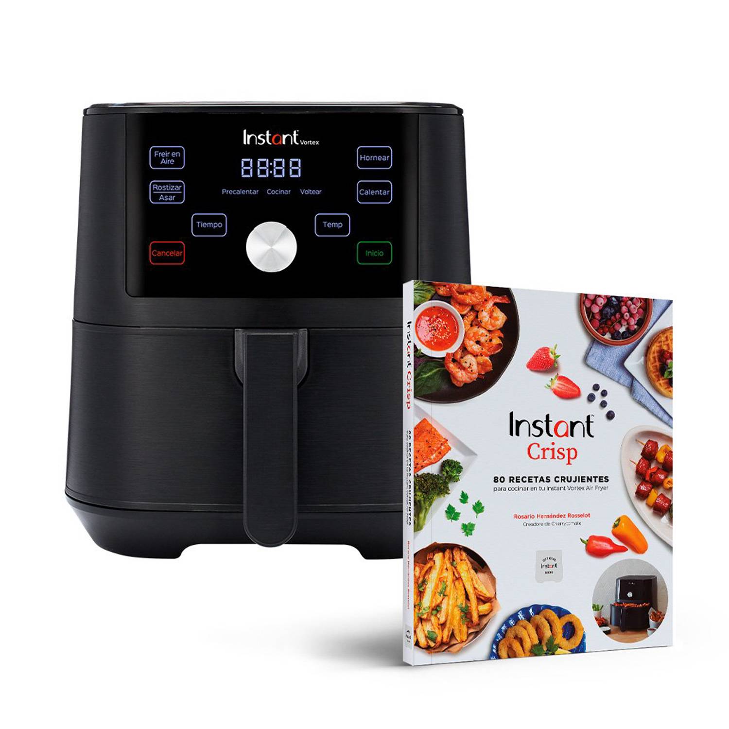COMBO Freidora De Aire Vortex 4 en 1 Instant Pot + Libro Air Fryer
