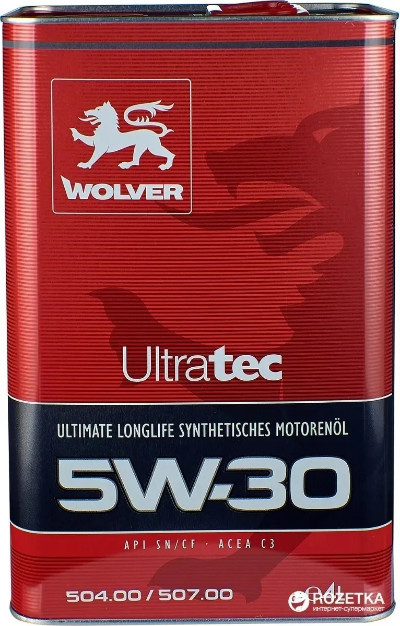 Aceite Sintético 5w30 Wolver 100% Alemán Para 20.000 Km 4lt