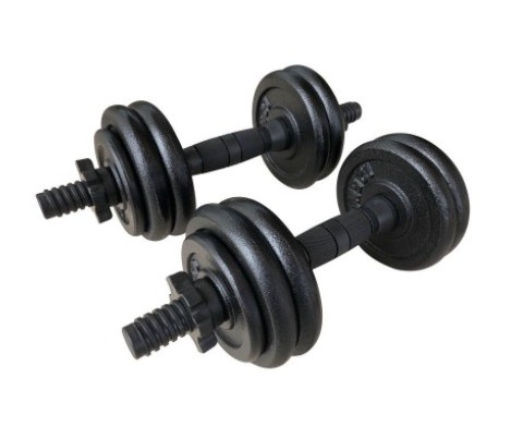 Set De Mancuernas De Acero 12 Kilos Athletic Works