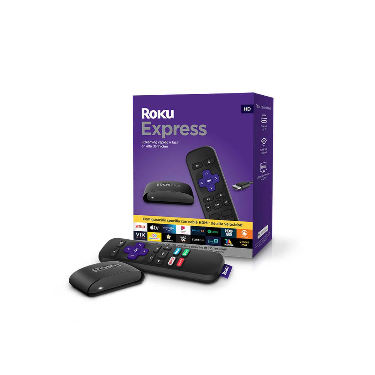 Reproductor Streaming Roku Express 3930MX Full HD