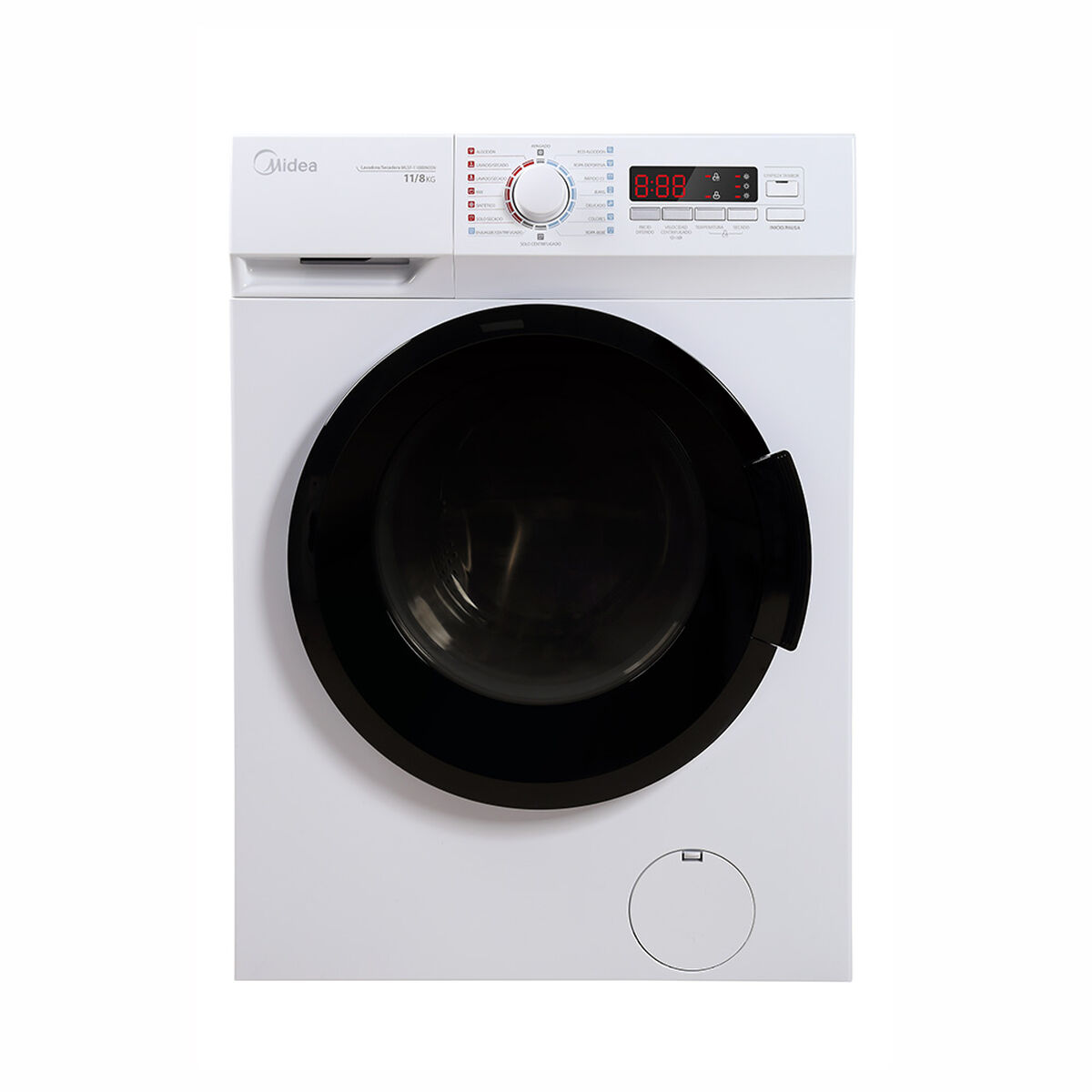 Lavadora Secadora Midea 11/8 kg, 10 Años Garantía Motor