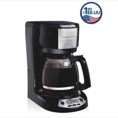 Cafetera Programable Hamilton Beach, 12 Tazas Capacidad, 2 Años Garantía