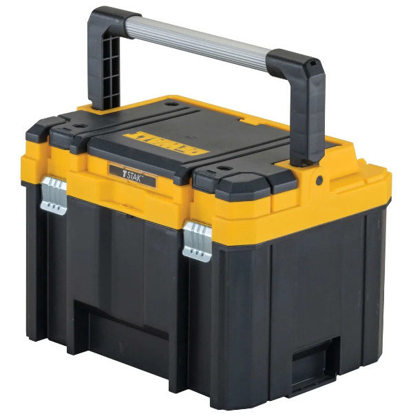 Caja De Herramientas Grande Dewalt, Cierres y Mango Metálicos, Garantía De Por Vida