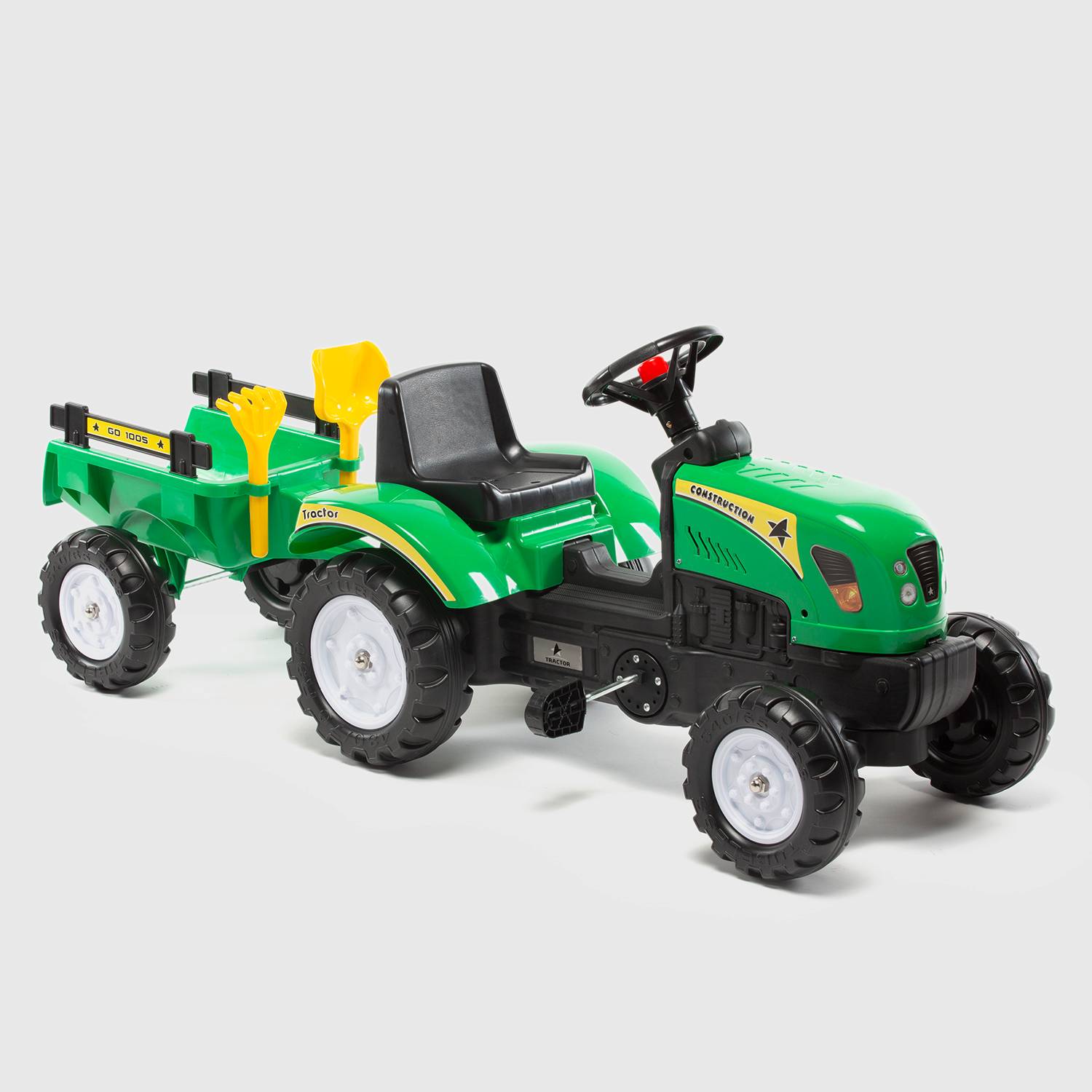 Tractor A Pedales Con Remolque