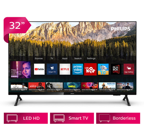 LED 32" Philips Smart TV HD