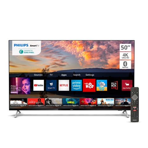 LED Philips 50" Ultra HD 4K Smart TV