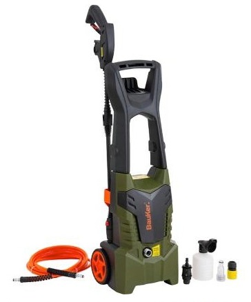 Hidrolavadora Bauker 1600W eléctrica 117 Bar, 1 Año Garantía