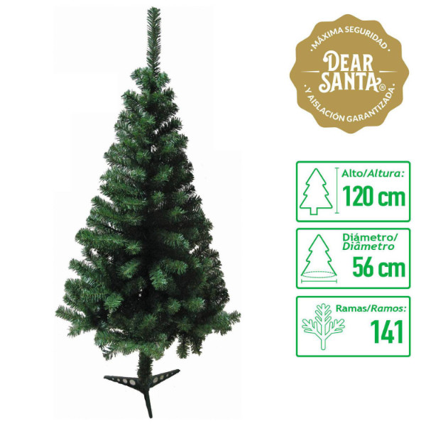 Arbol Canadiense Verde 120 cm, Dear Santa