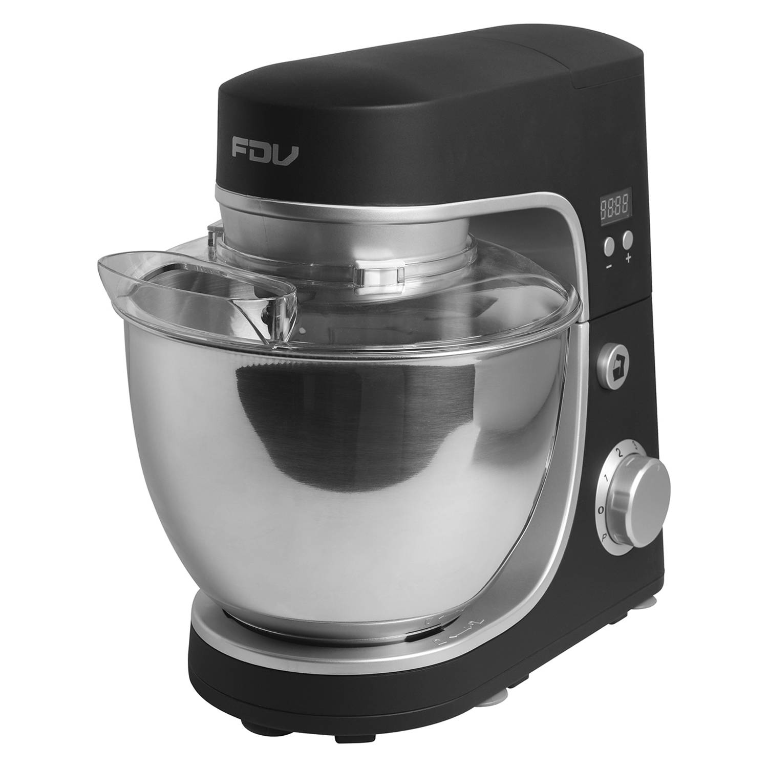 Batidora De Pedestal FDV Venus Black Matt, 800W, 4.2L