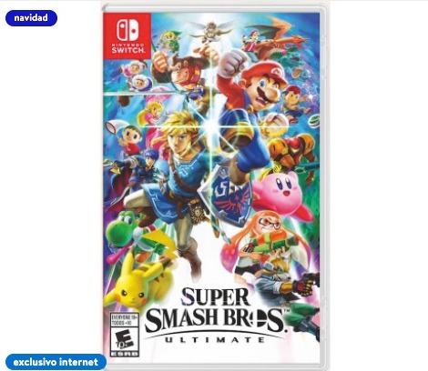 Juego Super Smash Bros. Ultimate, Para Nintendo Switch