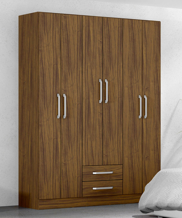 Clóset Casanova Nogal 6 Puertas 2 Cajones