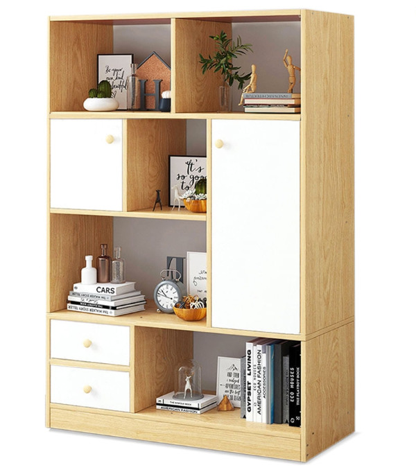 Estante Librero Organizador Vertical 140x102x24 Cm