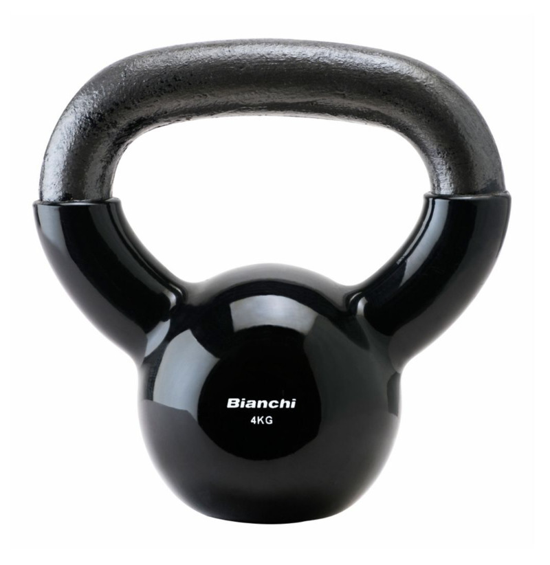 Kettlbell Acero 4 kg Negra Bianchi