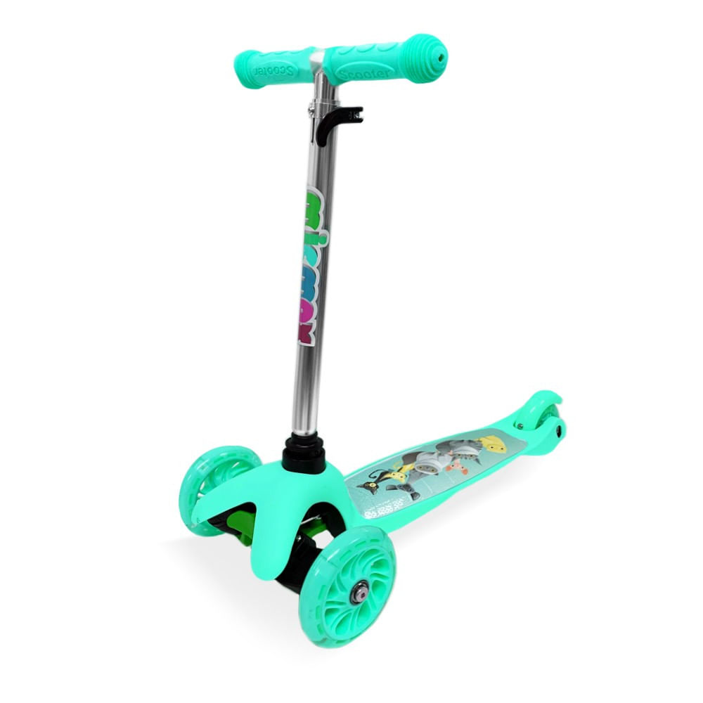 Scooter Monopatin Ajustable 3 Ruedas, Disponible en 3 Colores
