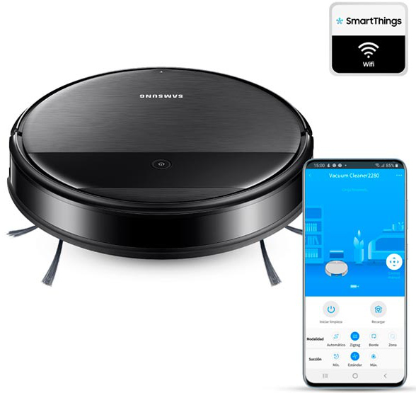 Aspiradora Robot Samsung Trapeadora Powerbot-E Conexión Wifi