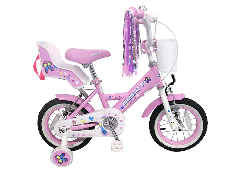 Bicicleta Besatti 2022 Cuore Aro 12 Rosado