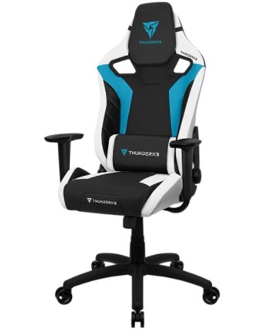 Silla Gamer Profesional ThunderX3 XC3, Hasta 150kg, Reclinación 180º, Azure Blue