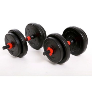 Juego Mancuernas De Cemento 15 kg Athletic Works