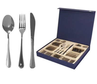 Cuberteria Cordoba 48 Piezas (12 Personas) Acero Inox Magefesa