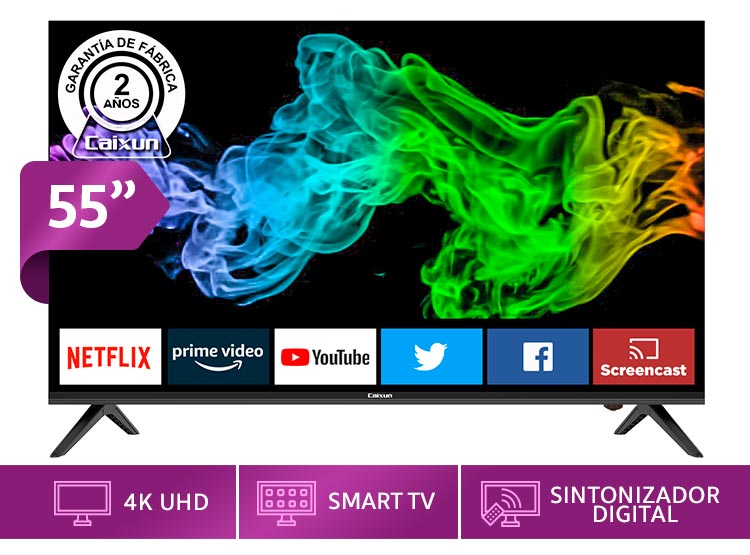 LED Caixun UHD 4K Smart TV De 55’