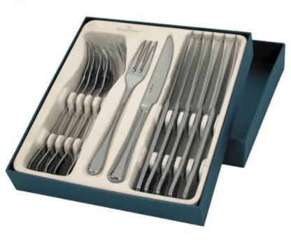 Cuberteria Carne Cordoba 12 Piezas (6 personas) Acero Inox Magefesa