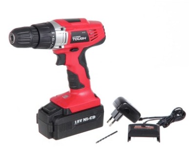 Taladro Inalámbrico Hyper Tough 18V, Incluye Batería Y Cargador