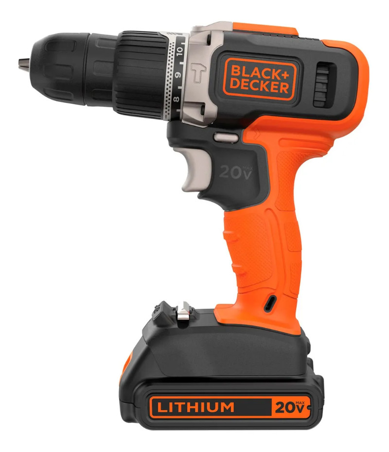 Taladro Atornillador De Impacto 20v Black+Decker + Batería + Cargador