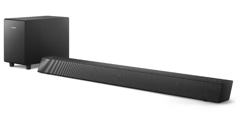 Soundbar Philips Tab5305, Bluetooth, 70W, Subwoofer Inalámbrico 2.1 Canales