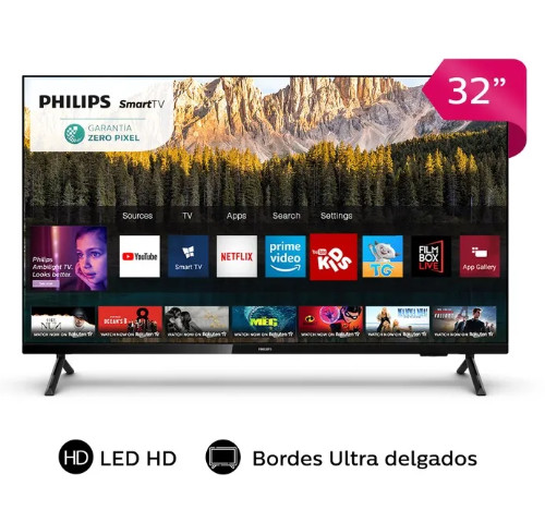 Televisor Led Philips Smart Tv 32' Hd 60hz