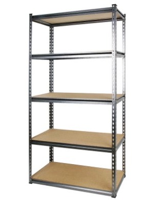Rack Metálico Hyper Tough, 150Kg De Resistencia, 183x86,5x35,5 cm