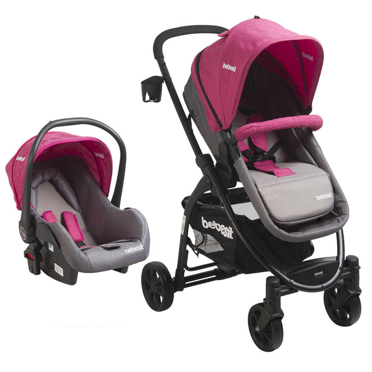 Coche Travel System Bebesit Fenix 5102, Disponible En 2 Colores