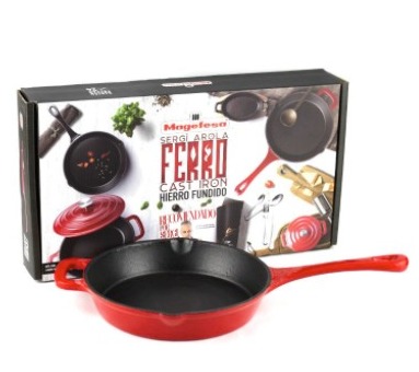 Sartén Ferro 24 Rojo Magefesa