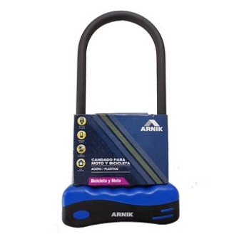 Candado Para Moto Y Bicicleta Arnik, 5 Años De Garantía
