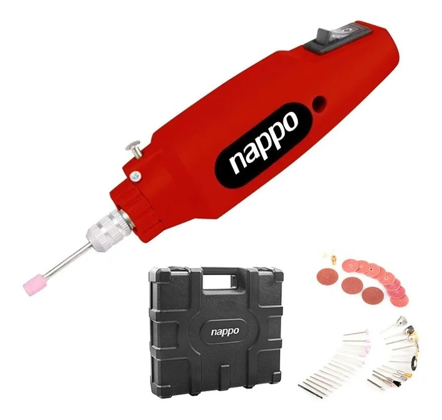 Minitorno Nappo 12000rpm Con 60 Accesorios Maletin