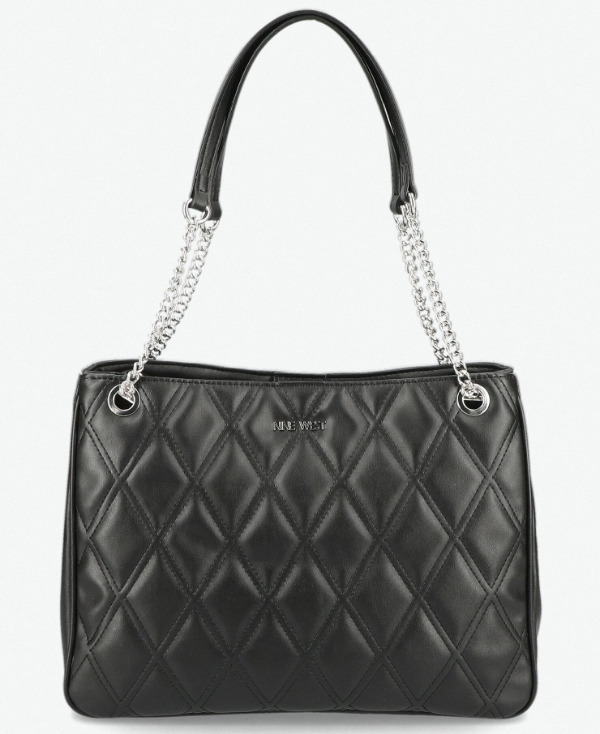 Cartera Nine West Tinsel Shoulder Satchel Negro
