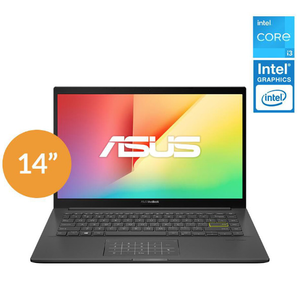 Notebook Asus Vivobook 14 Intel Core I3, 4 Gb Ram, 256 Gb Ssd, 14"