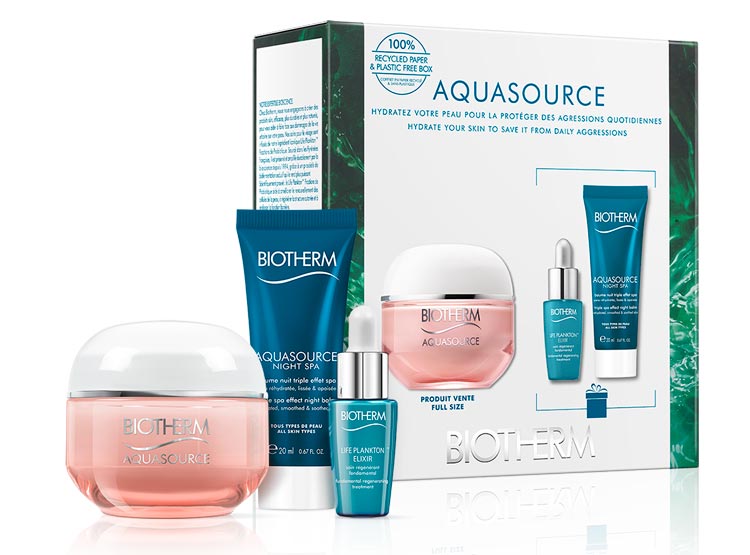 Set De Hidratación Biotherm Aquasource Piel Seca 50 Ml