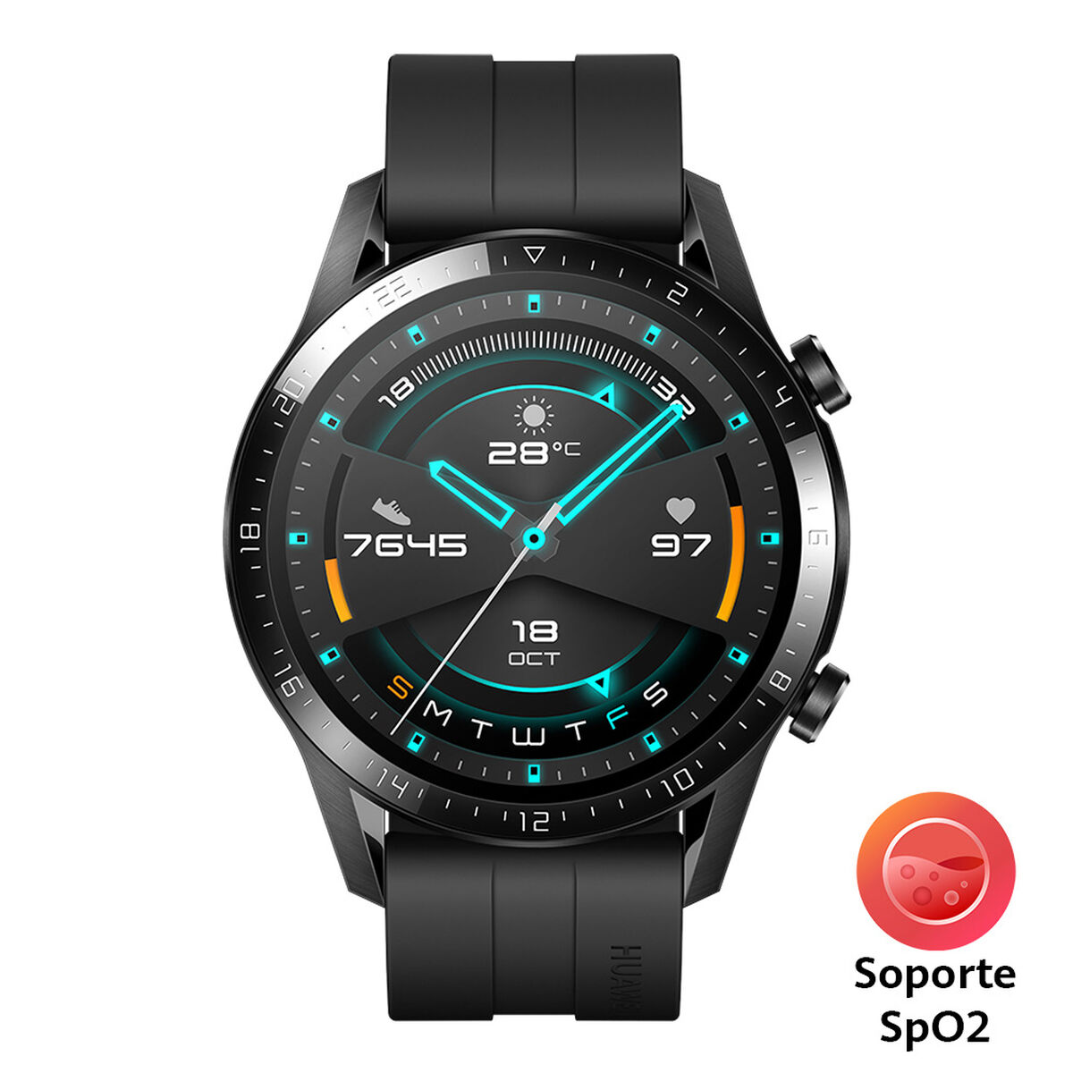 Smartwatch Huawei Watch GT2 Latona 1,4" Negro