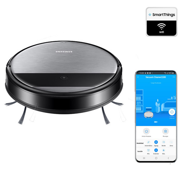 Aspiradora Trapeadora Robot Samsung Powerbot-E Conexión Wi-Fi