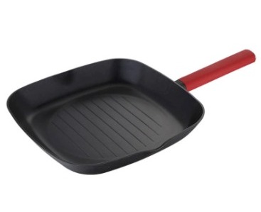 Sarten Grill Cuadrado 28x4.5cm Aluminio Forjado Essence