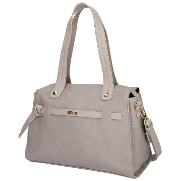 Cartera Secret Georgia Satchel Bag Grey L