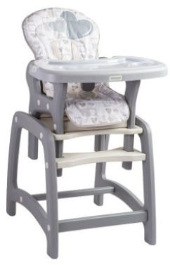 Silla De Comer Kinder Gris Bebesit