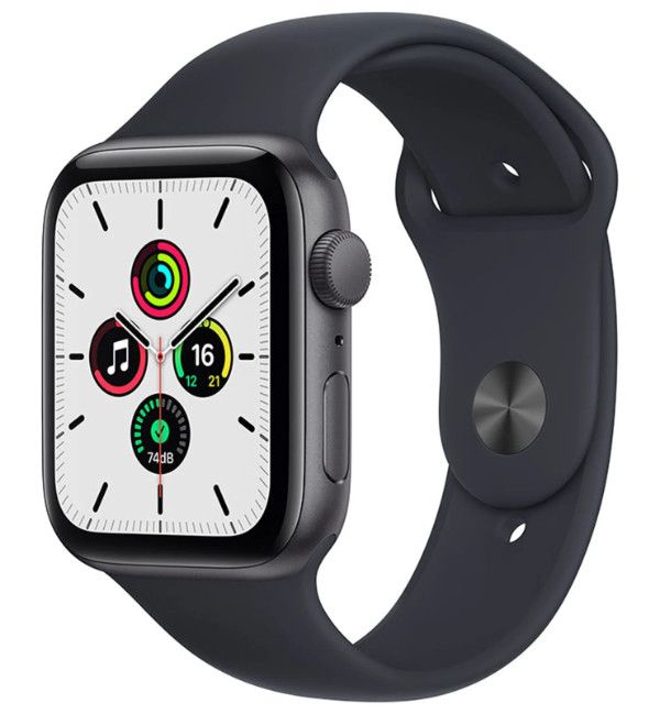 Apple Watch SE GPS Caja De Aluminio Gris Espacial 44mm Con Correa Azul