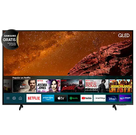 QLED Samsung 55" 4K Ultra HD Smart TV Q60A