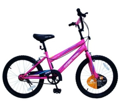 Biciceta Ozark Trail Flutter Aro 20 Fucsia/Blanco