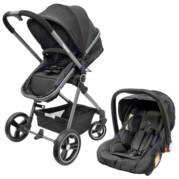Coche Kidscool Cuna City Travel Negro
